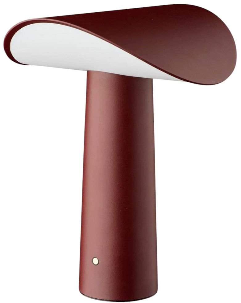 GEJST Lium Akku-Tischlampe H22,5 cm, Bordeaux