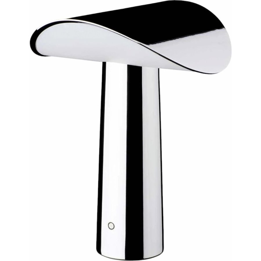 GEJST Lium Akku-Tischlampe H22,5 cm, Chrom