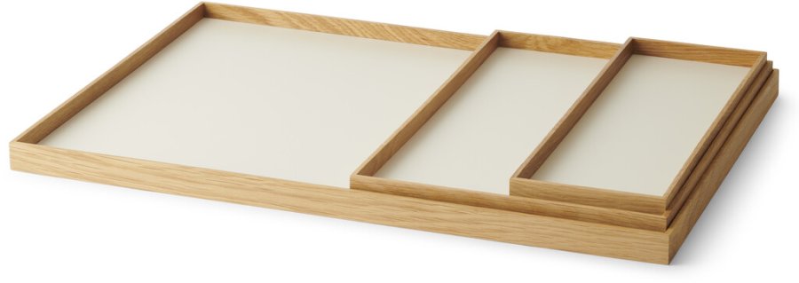 Gejst Frame Tablett 50.6 cm, Eiche/Beige