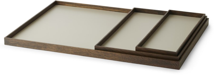 Gejst Frame Tablett 34 cm, Eiche geruchert/Grau