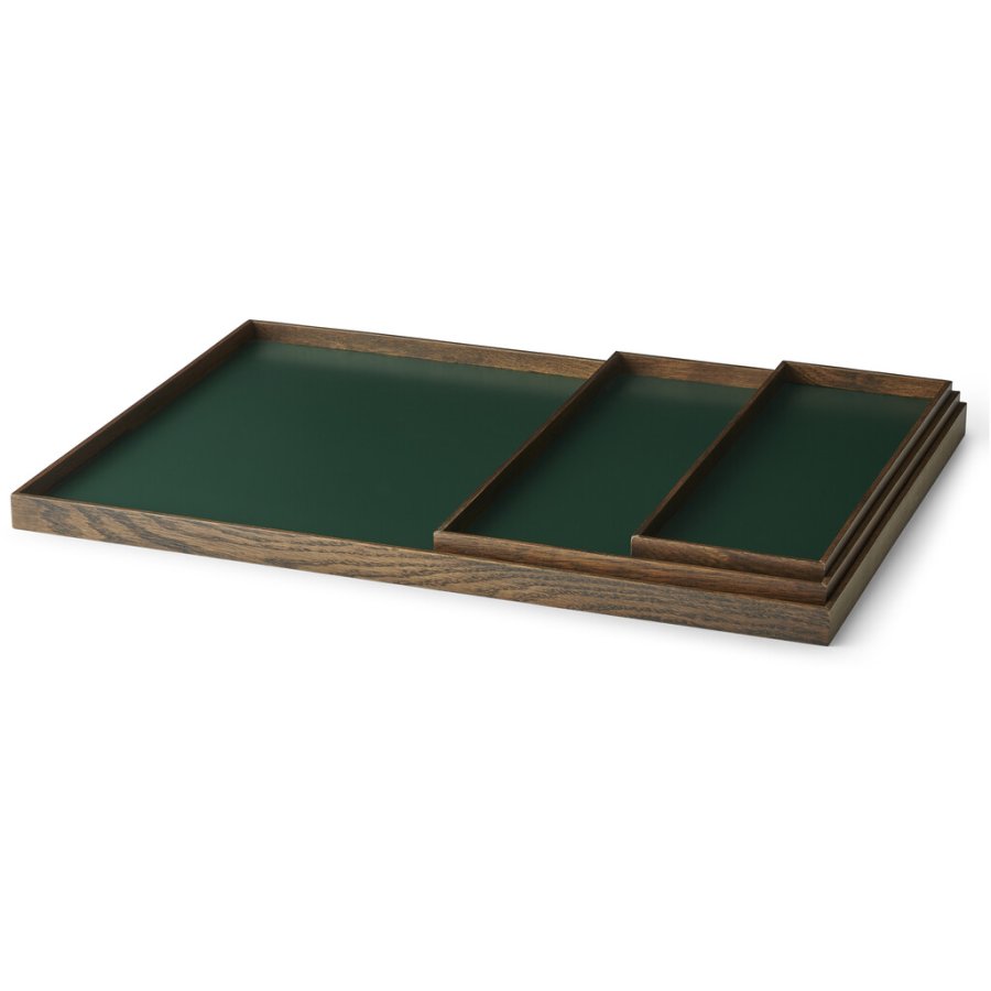 Gejst Frame Tablett 32.4 cm, Eiche geruchert/Grn