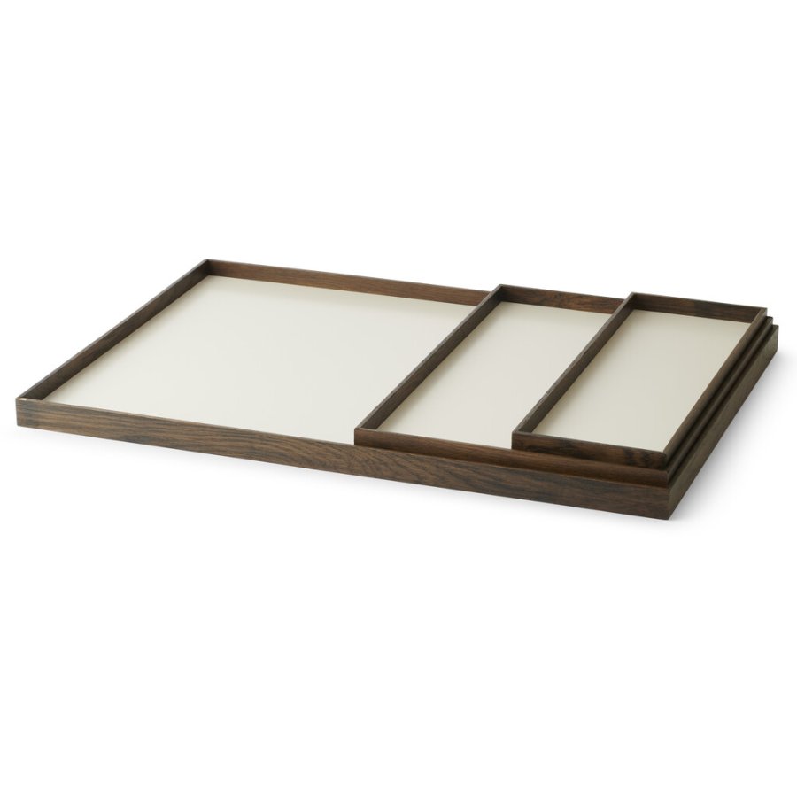 Gejst Frame Tablett 34 cm, Eiche geruchert/Beige