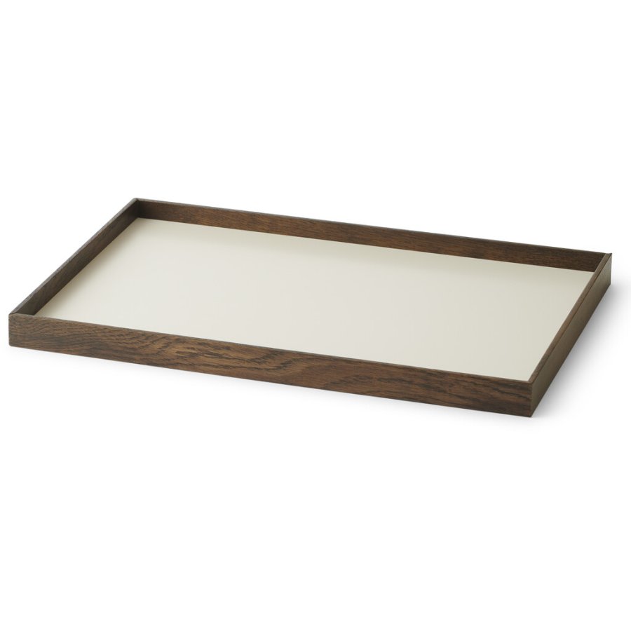 Gejst Frame Tablett 34 cm, Eiche geruchert/Beige