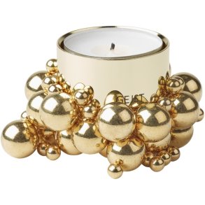 GEJST Molekyl 1 Teelichthalter H3 cm, Messing