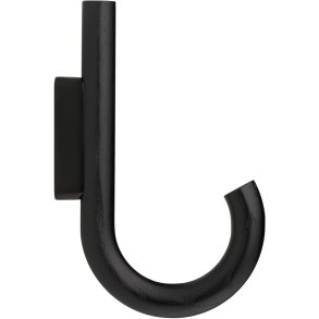 GEJST Hook Kleiderhaken 19 cm, Schwarze Eiche/Schwarz