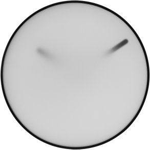 GEJST Momentt Wanduhr 30 cm, Wei