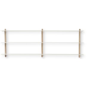 GEJST Nivo Hylde D 118 cm, Eg/Hvid