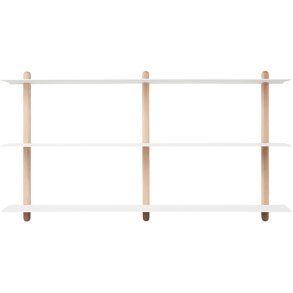 GEJST Nivo Hylde D 118x25 cm, Eg/Hvid