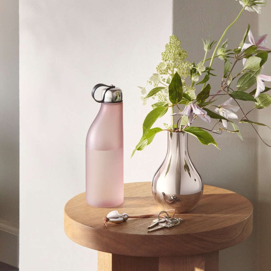 Georg Jensen Sky Wasserflasche, Rosa