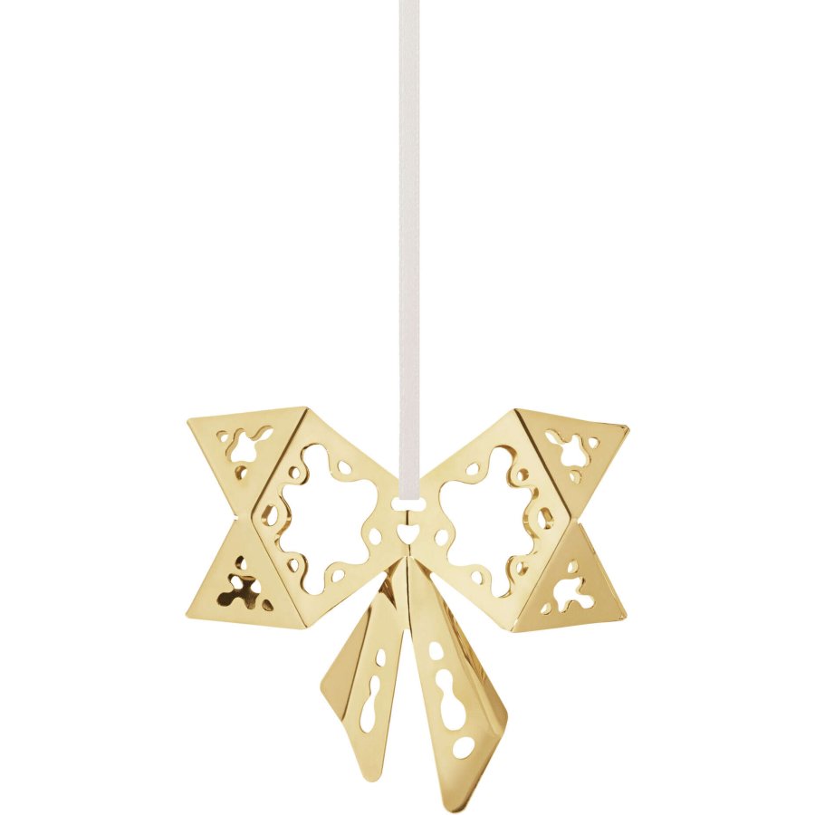 Georg Jensen Juleornament Sl�jfe 2022, Guldbelagt