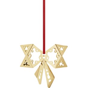 Georg Jensen Juleornament Sl�jfe 2022, Guldbelagt