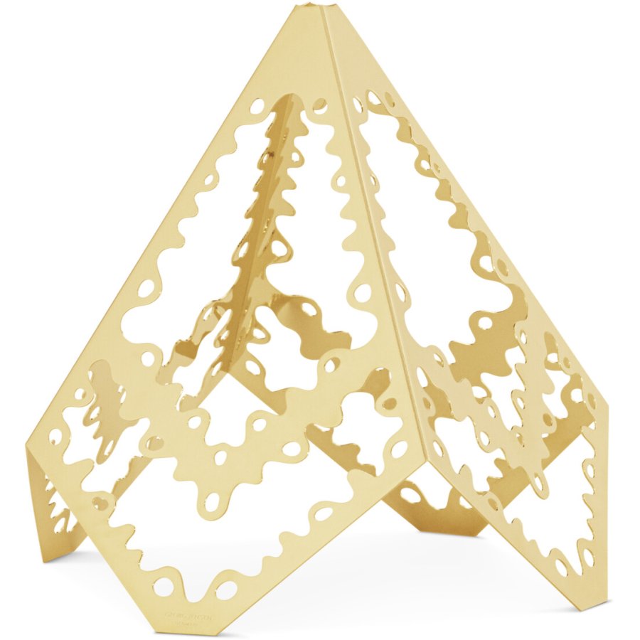 Georg Jensen Juletr� 2022 12 cm, Guldbelagt