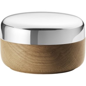 Georg Jensen Alfredo Saltkar, Blankt Stål/Eg