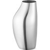 Georg Jensen Sky Vase H27 cm, Stahl glänzend