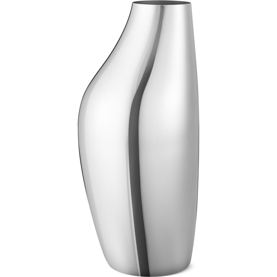 Georg Jensen Sky Bodenvase H46 cm, Stahl glnzend