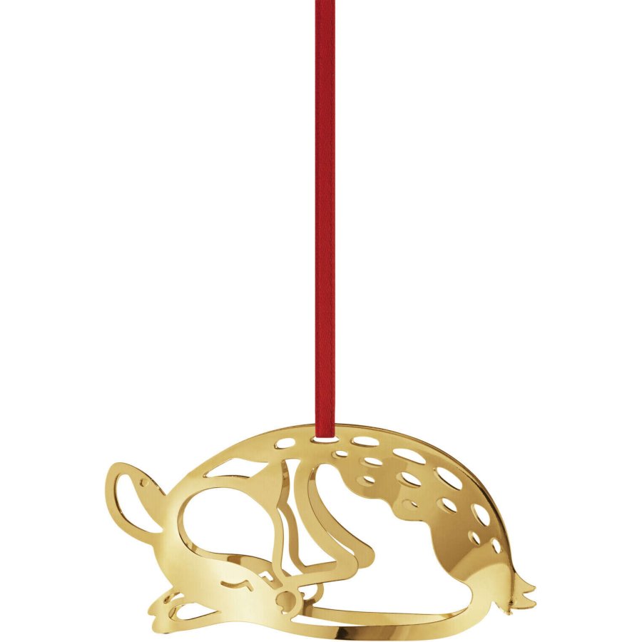 Georg Jensen Juleornament D�dyr 2023, Guldbelagt