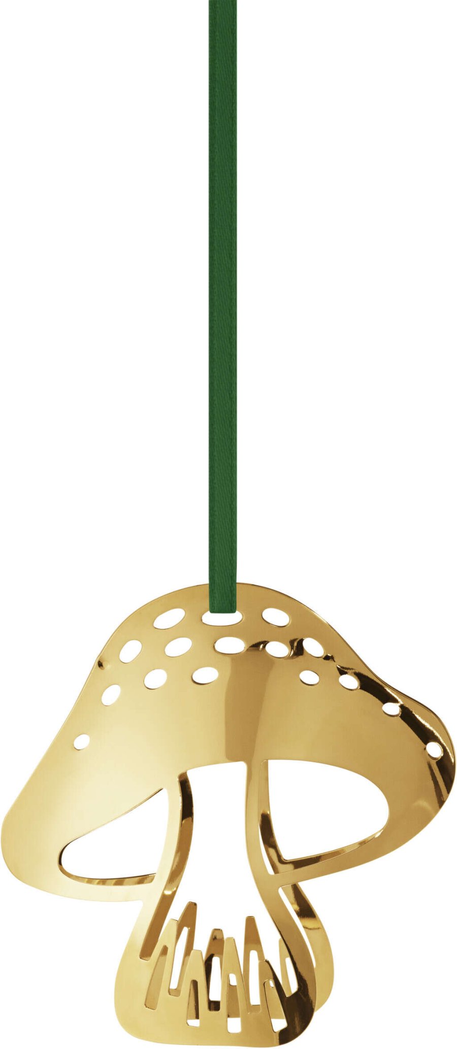 Georg Jensen Juleornament Svamp 2023, Guldbelagt