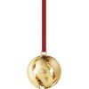 Georg Jensen Weihnachtskugel 2023, Vergoldet