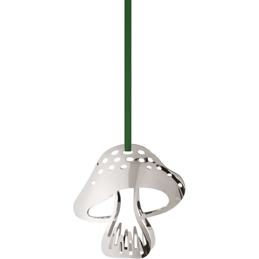 Georg Jensen Weihnachtsornament Pilz 2024, Palladium