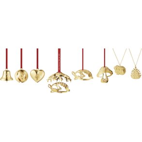 Georg Jensen Julegaves�t 2023 8 Dele, Guldbelagt