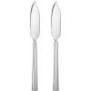 Georg Jensen Bernadotte Fischmesser 2er Set, 19,6 cm, Stahl glänzend