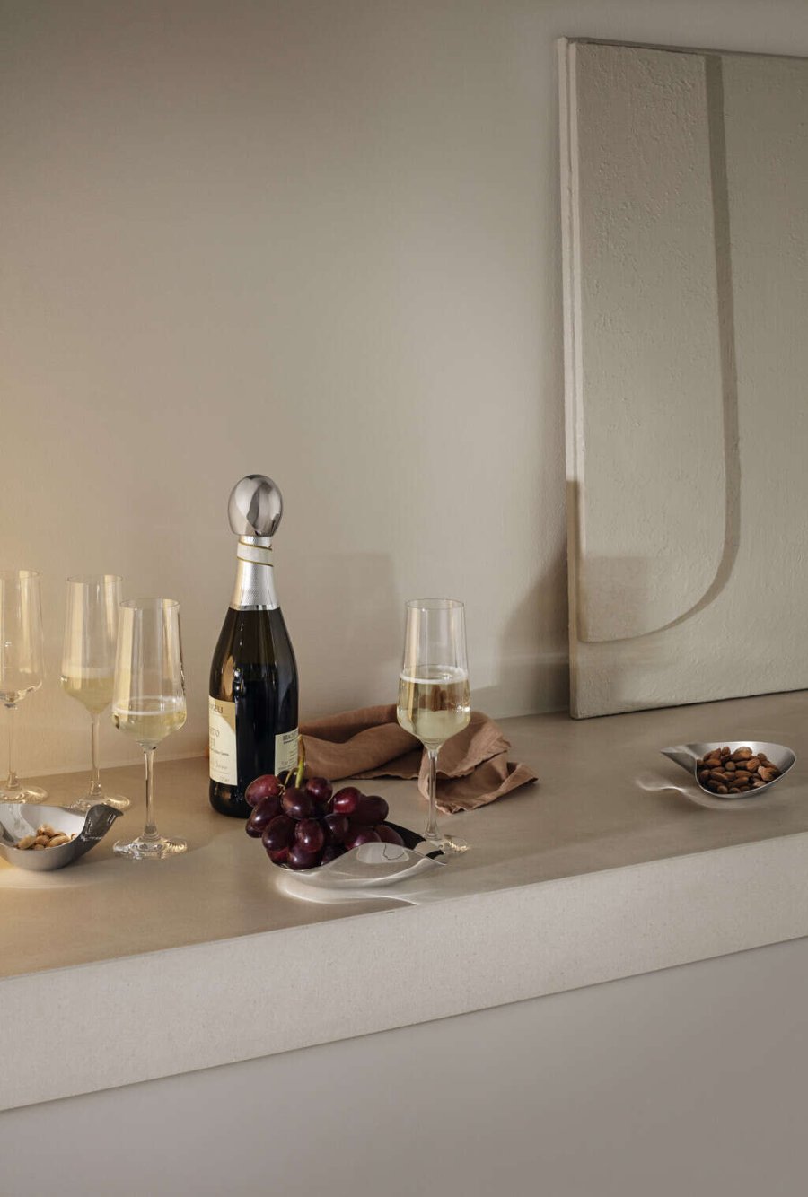 Georg Jensen Indulgence Schalen 3er Set, Stahl glnzend