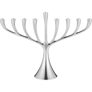 Georg Jensen Cobra Menorah Kerzenhalter H27 cm, Blankstahl