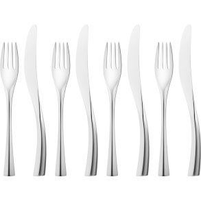 Georg Jensen Cobra Lunch Set 8-teilig, Blankstahl