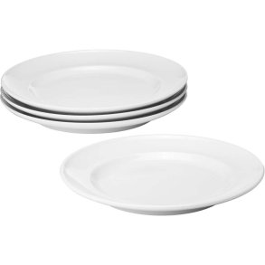 Georg Jensen Henning Koppel Teller 4er Set 16 cm, Wei