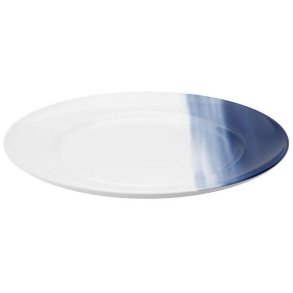 Georg Jensen Henning Koppel Teller 22 cm, Wei/Blau