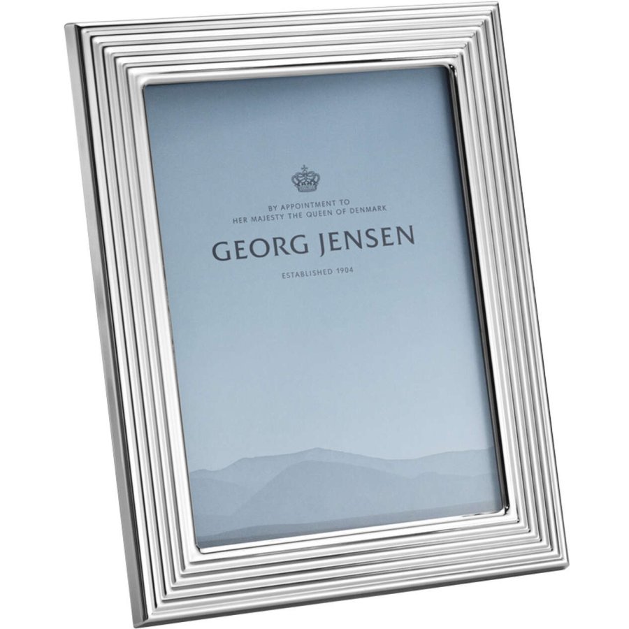 Georg Jensen Bernadotte Bilderrahmen 29x23 cm, Blanker Stahl