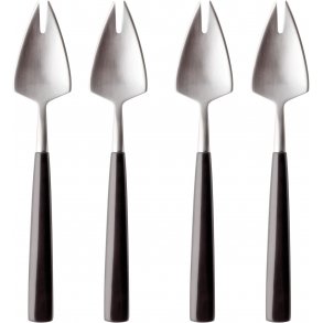 Gense Retro Collection cocktailgaffel 4 stk, sort/mat st�l