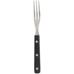 Gense Old Farmer Black Steakgaffel, Sort/Stål