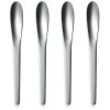 Georg Jensen Arne Jacobsen Kaffeelffel 4er Set, Stahl Matt