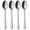 Georg Jensen Copenhagen Dessertlöffel 4er Set, Stahl Matt