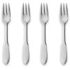 Georg Jensen Mitra Kuchengabeln 4er Set, Stahl Matt