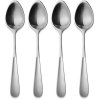 Georg Jensen Vivianna Dessertlffel 4er Set, Stahl Matt