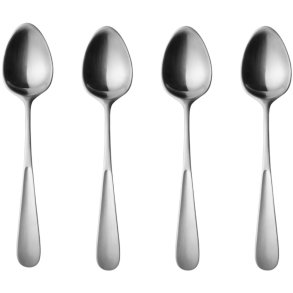 Georg Jensen Vivianna Kaffeelffel 4er Set, Stahl Matt