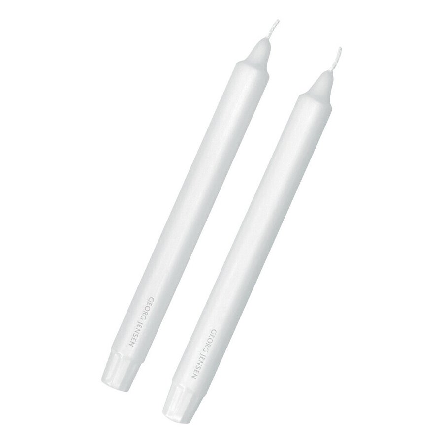 Georg Jensen Stearinlys 2 stk, H24cm