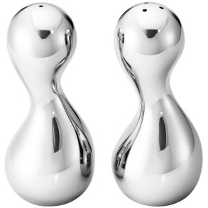 Georg Jensen Cobra Salt- og Pebersæt, Blankt Stål