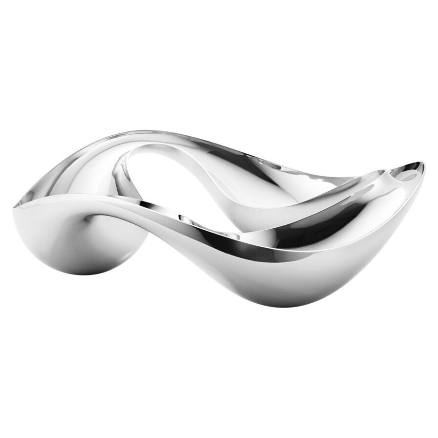 Georg Jensen Cobra Schale 27 cm, Stahl glänzend