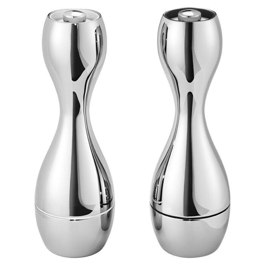 Georg Jensen Cobra Salz- und Pfeffermhle Set, Stahl glnzend