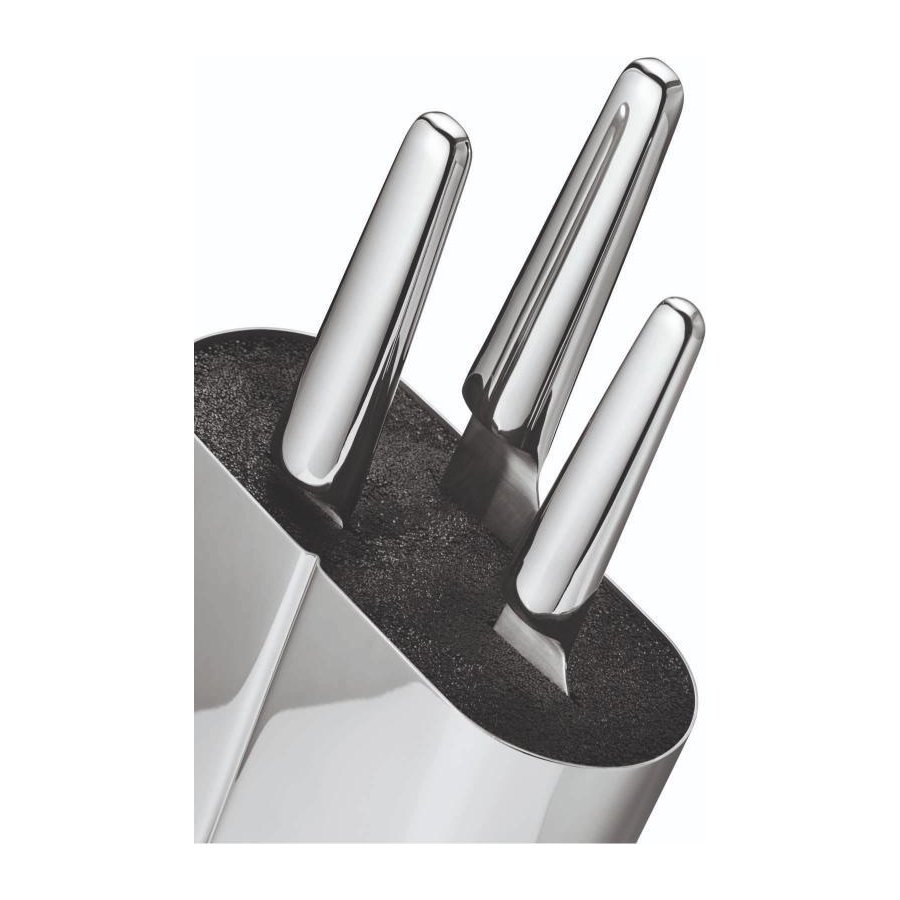 Georg Jensen Alfredo-Messerblock H24,8 cm, Stahl