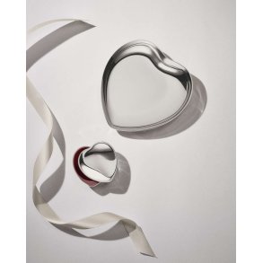 Georg Jensen Heart Skål 12 cm, Blankt Stål