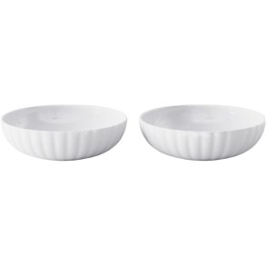 Georg Jensen Bernadotte Schssel 2er Set 14 cm, Wei