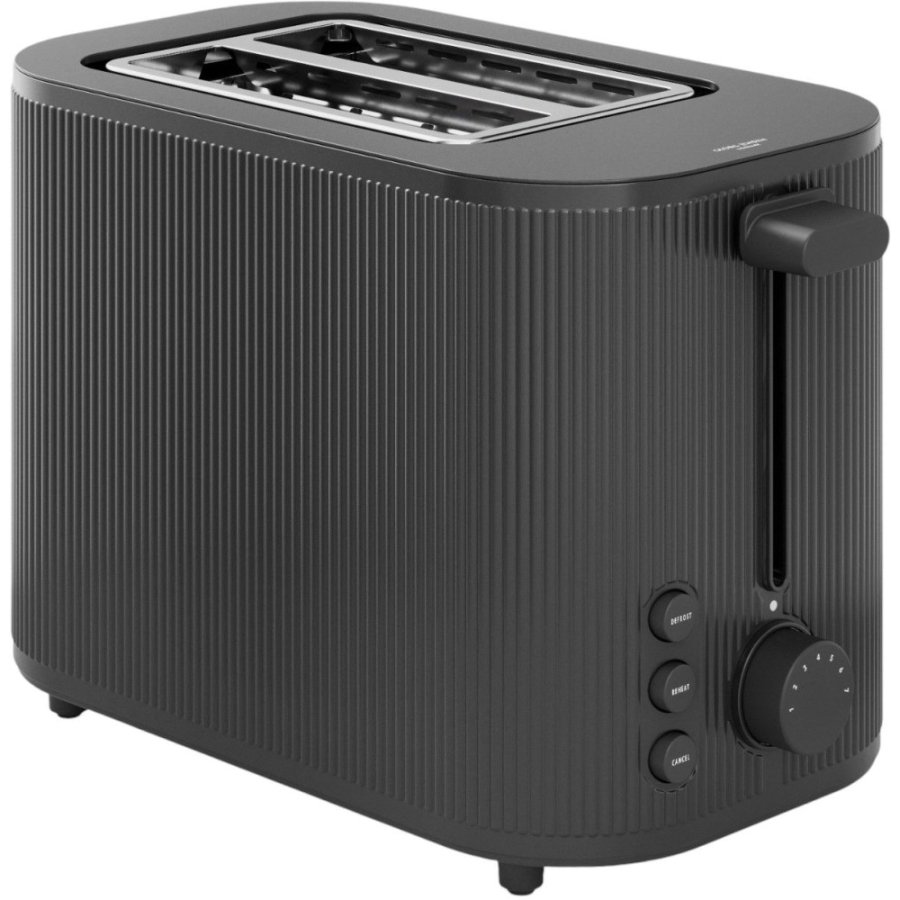 Georg Jensen Bernadotte Toaster, Mattschwarz