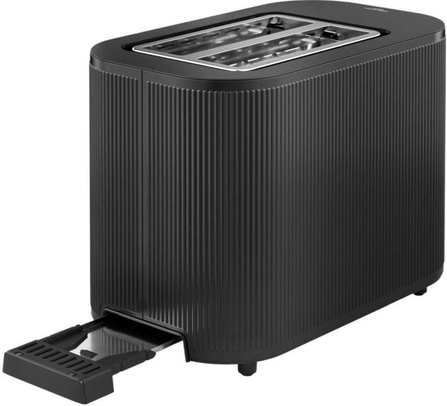 Georg Jensen Bernadotte Toaster, Mattschwarz