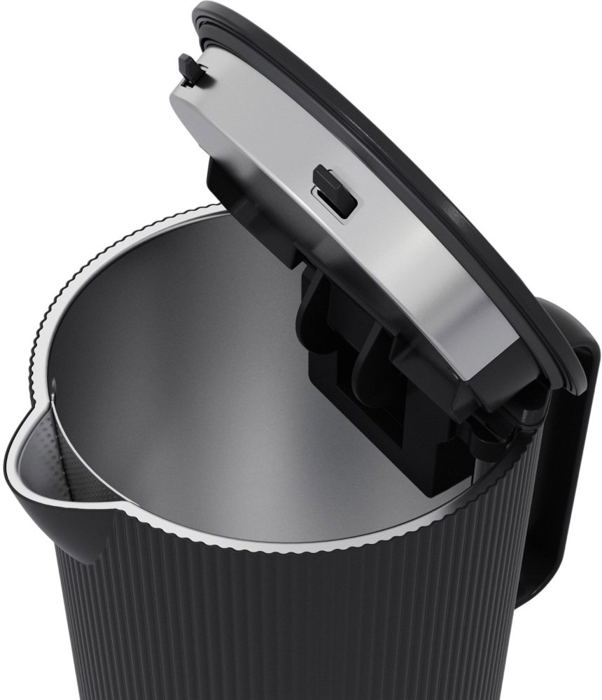 Georg Jensen Bernadotte Wasserkocher 1,5 L, Mattschwarz