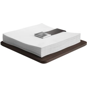 Georg Jensen Bernadotte Serviettenhalter 20,1 cm, Gerucherte Eiche