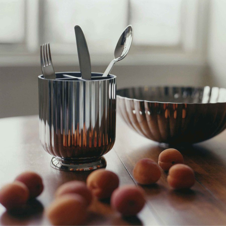 Georg Jensen Bernadotte Bestikholder H15,1 cm, Blankt Stl